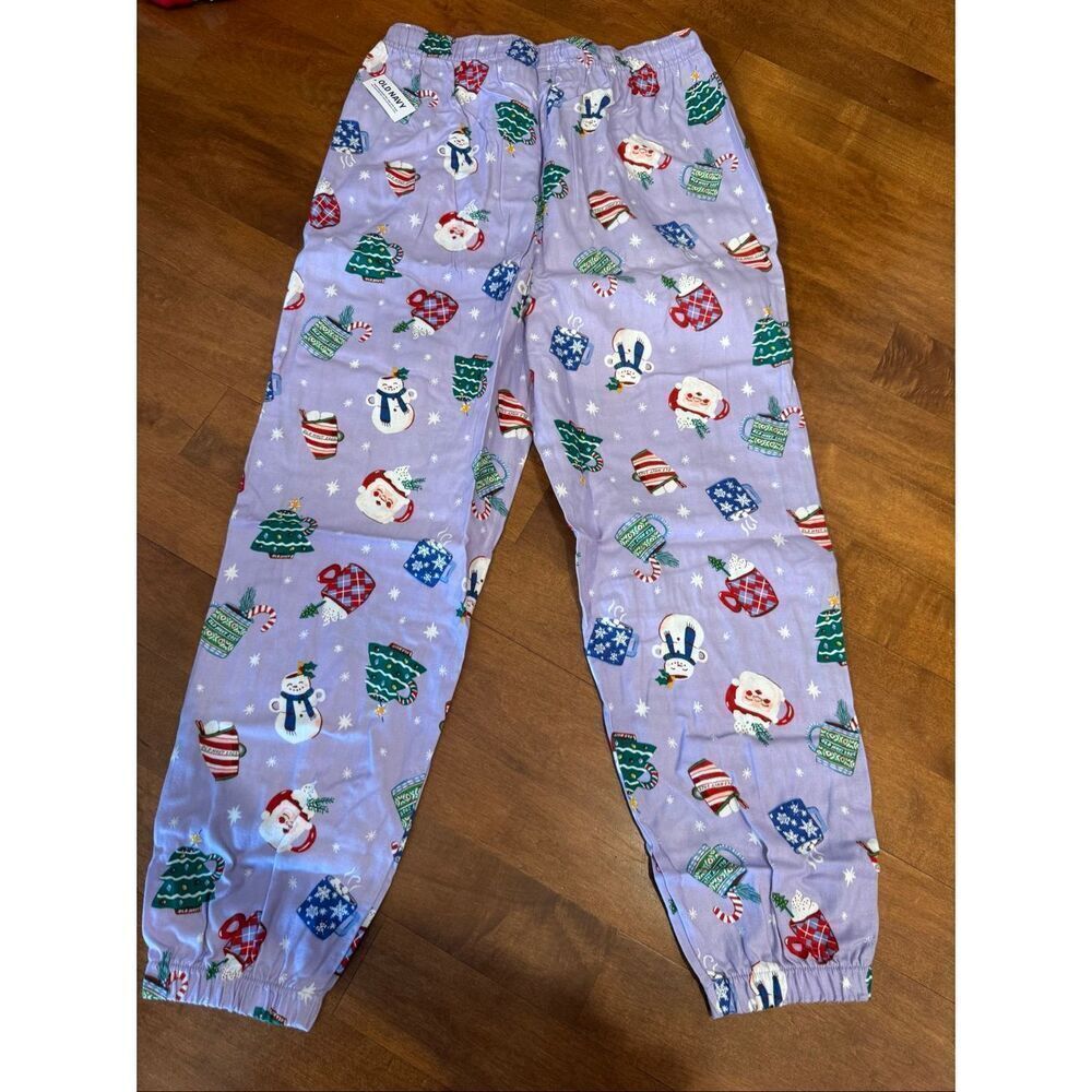 Woman’s new w tags old navy Christmas lounge/sleep pants size M - Picture 4 of 4
